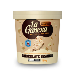 PASTA DE AMENDOIM SABOR CHOCOLATE BRANCO CROCANTE 0,450G - LAGANEXA