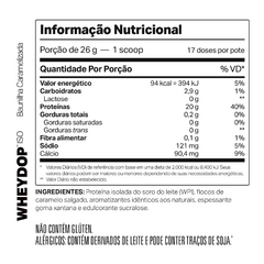 WHEYDOP ISO ARROZ DOCE 450G - ELEMENTO PURO - comprar online