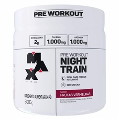 NIGHT TRAIN POTE 300G SABOR FRUTAS VERMELHAS - MAX TITANIUM