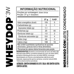 MONODOSE WHEYDOP 3W MORANGO COM LEITE CONDENSADO 27G - ELEMENTO PURO - comprar online