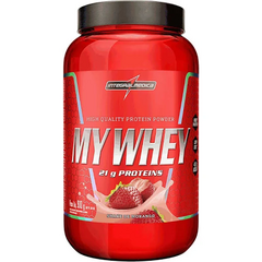 MY WHEY MORANGO 900G INTEGRALMEDICA