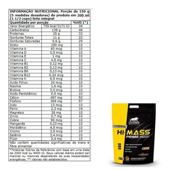 HI PRIME MASS 15000 - SABOR CHOCOLATE -3KG - LEADER NUTRITION - comprar online