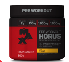 HORUS POTE 300G SABOR CITRUS - MAX TITANIUM - loja do atleta