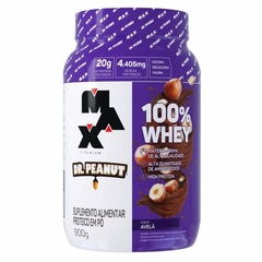 100% WHEY DR. PEANUT POTE 900G AVELÃ - MAX TITANIUM - loja online