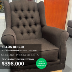 SILLÓN BERGER STOCK MECEDOR