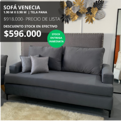 SOFA VENECIA STOCK GRIS