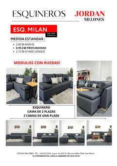 Esquinero MILAN - ESQUINERO CAMA - comprar online