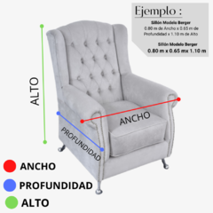 Sillón BERGER LISO - tienda online