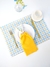 kit mesa posta coelhinho xadrez azul amarelo 6 lugares - comprar online