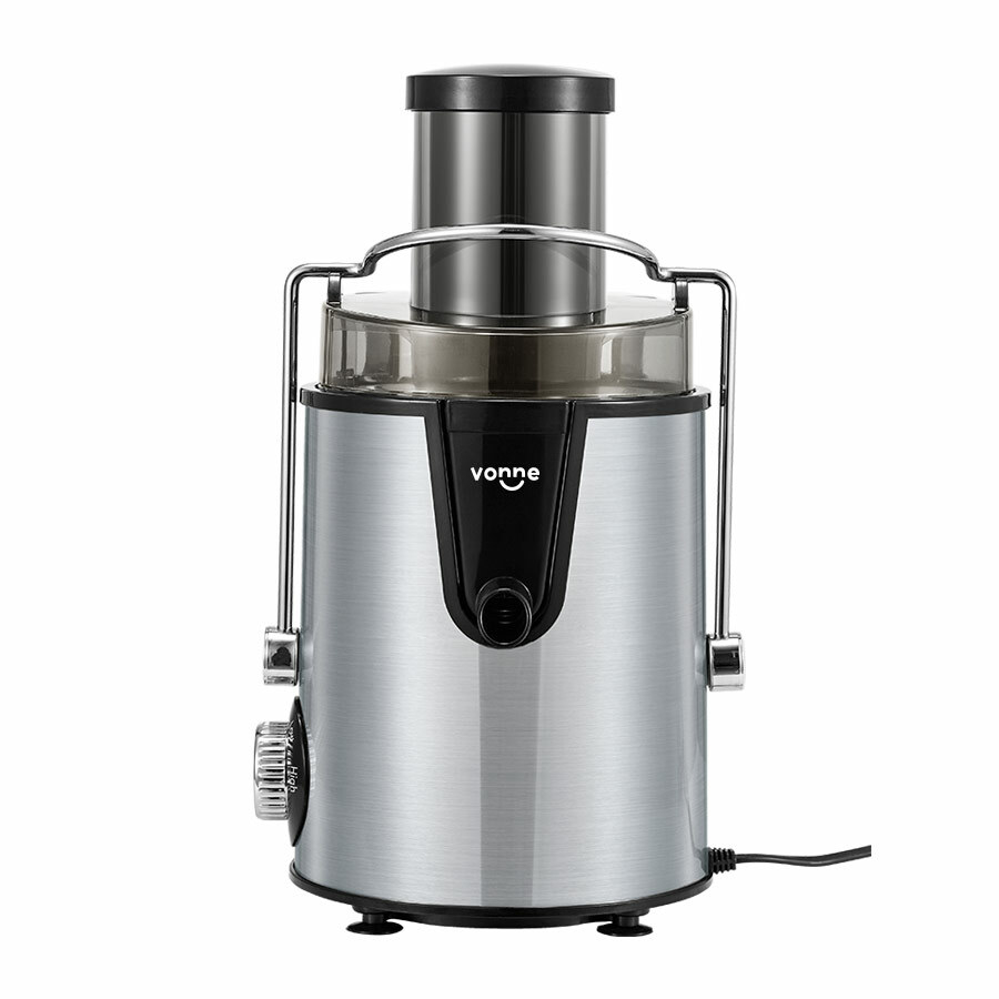 Juguera eléctrica Microfast Juguera extractor de jugo 500W 2 velocidades  plateada 220V - 240V