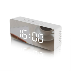 Reloj Despertador Digital Con Sensor Luz Alarma Temperatura