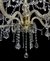 Lustre 6 Braços com Cristal Candelabro - comprar online