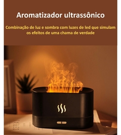 Difusor de aroma e umidificador carregável com cabo USB