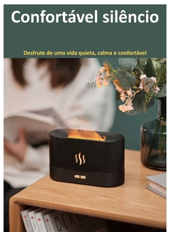 Difusor de aroma e umidificador carregável com cabo USB