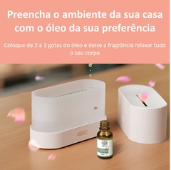 Difusor de aroma e umidificador carregável com cabo USB