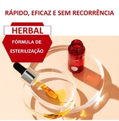 Essência herbal antifúngica à base de extratos de flores e de raízes