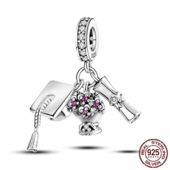 Pingentes de Prata Esterlina 925 compatíveis com pulseira Daphne