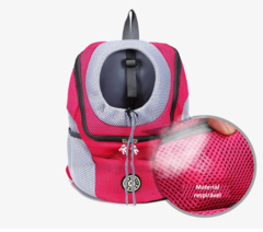 mochila para pet confeccionada em material respirável e macio