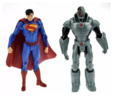 Boneco articulado em PVC do Universo DC Liga da Justiça Superman e Tanus