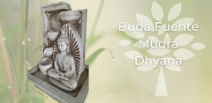 Buda Dhyana con Respaldo - Buda Fuente de Resina - no se incluye motor (copia)