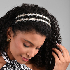 Tiara Tweed Cristais - comprar online