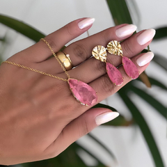 Conjunto Tanzanita Fosca Rosa