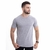 Camiseta Básica Slim Fit Lisa - Cinza - comprar online