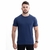 Camiseta Básica Slim Fit Lisa - Azul Marinho