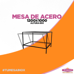 Mesa de Acero Inoxidable 20x20 - #tumesainox