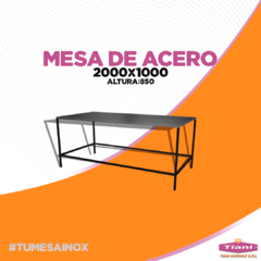 Mesa de Acero Inoxidable 20x20 en internet