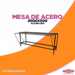 Mesa de Acero Inoxidable 20x20 en internet