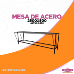 Mesa de Acero Inoxidable 20x20 - comprar online