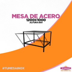 Mesa de Acero Inoxidable 30x30 - #tumesainox