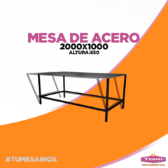 Mesa de Acero Inoxidable 30x30 en internet