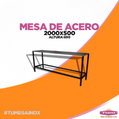 Mesa de Acero Inoxidable 30x30 en internet