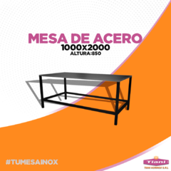 Mesa de Acero Inoxidable 40x40 en internet