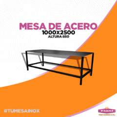 Mesa de Acero Inoxidable 40x40 - #tumesainox