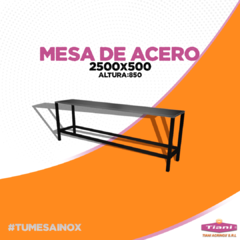 Mesa de Acero Inoxidable 40x40 - comprar online