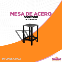 Mesa de Acero Inoxidable 40x40