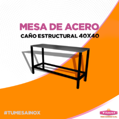 Mesa de Acero Inoxidable 40x40