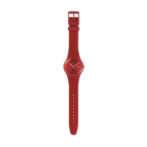 Reloj Swatch Glitter Passion Rojo