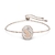 Pulsera Swarovski Signum Blanco con Baño tono oro rosa