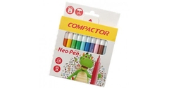 Caneta Hidrocor Mirim Canetinha Neo-Pen 12 Cores Ponta 2,0mm Super Lavável - comprar online