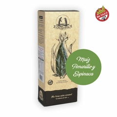 FIDEOS DE MAIZ AMARILLO Y ESPINACA CAJA 300 GR - SIN TACC