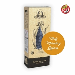 FIDEOS DE MAIZ MORADO Y QUINOA CAJA 300 GR - SIN TACC