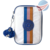 Estojo Kipling 100 Canetas - Branco com detalhes azul