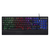 Teclado Gamer C3 Tech LED RGB 107 Teclas Membranas PT-BR Multimídia