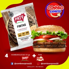 Combo 024 - Hamburguesa 55 Gr - 4 Unidades