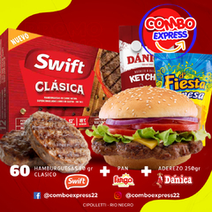 Combo 042 - Hamburguesa Swift 80 gr - 60 Unidades