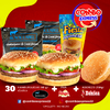 C102 - Hamburguesa Black Label 80 gr / Fargo 30 Unidades